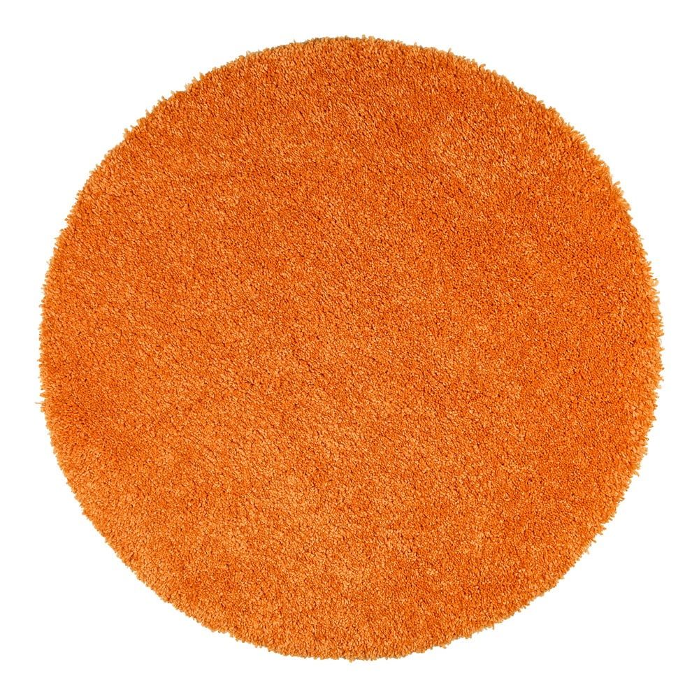 Oranžový koberec Universal Aqua Liso, ø 80 cm - Bonami.cz
