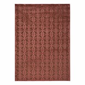 Červený koberec z viskózy Universal Margot Copper, 60 x 110 cm Bonami.cz