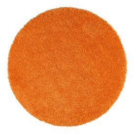 Oranžový koberec Universal Aqua Liso, ø 80 cm Bonami.cz