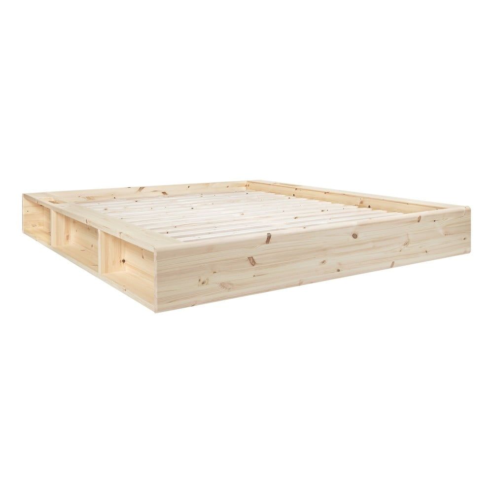 Dvoulůžková postel z borovicového dřeva s roštem 160x200 cm Ziggy – Karup Design - Bonami.cz