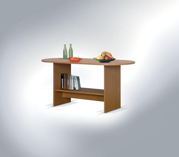 Maridex Konferenční stolek owalna Maridex 123/58/60 výprodej Barva: orech-svetly - DAKA nábytek