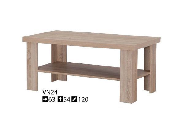 Mlot Konferenční stolek VENUS VN24 Mlot 63/54/120 Barva: san-remo-tmavy - DAKA nábytek
