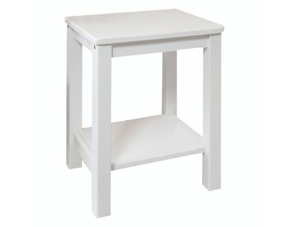 Noční stolek Relin, bílá - FORLIVING