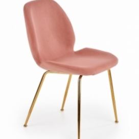 Halmar jídelní židle K381 barevné provedení světle růžová