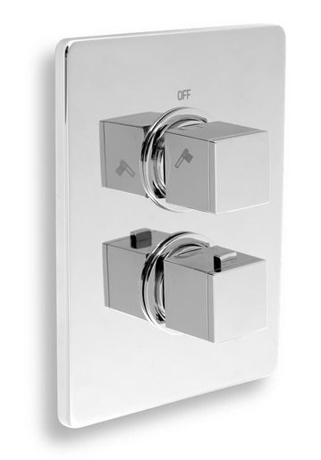 NOVASERVIS - Sprchová termostatická baterie 2-cestný ventil chrom 2850R,0 - Hezká koupelna s.r.o.