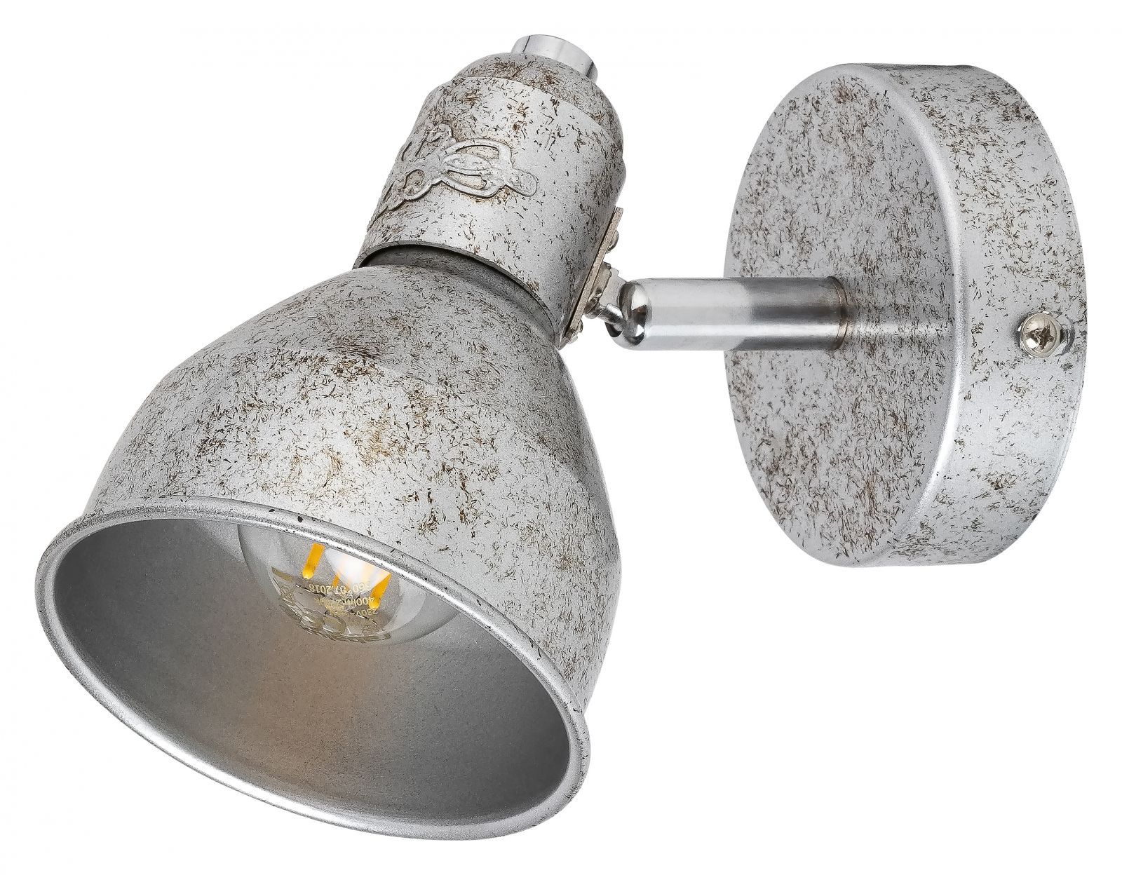 Rabalux 5386 nástěnná lampa Thelma 1x40W | E14 | IP20 - antické stříbro - Dekolamp s.r.o.