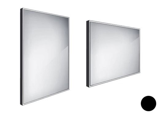 Zrcadlo bez vypínače Nimco 60x80 cm černá ZPC 13002-90 - FORLIVING