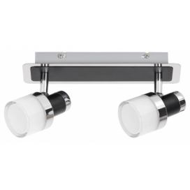 Rabalux 5022 LED koupelnové nástěnné bodové svítidlo Harold 1x10W | 800lm | 4000K | IP44 - chrom s černými prvky