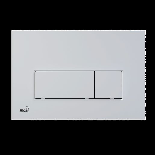 Ovládací tlačítko Alca pro předstěnové instalační systémy, bílá-mat M576 - Siko - koupelny - kuchyně