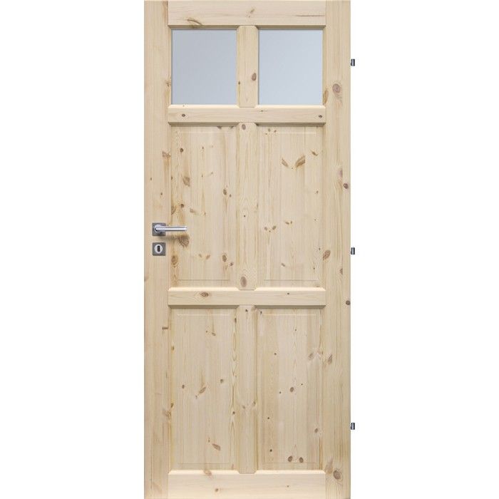 ERKADO Dřevěné masivni dveře masiv z borovice BERLIN 2S (Kvalita B) - ERKADO CZ s.r.o.