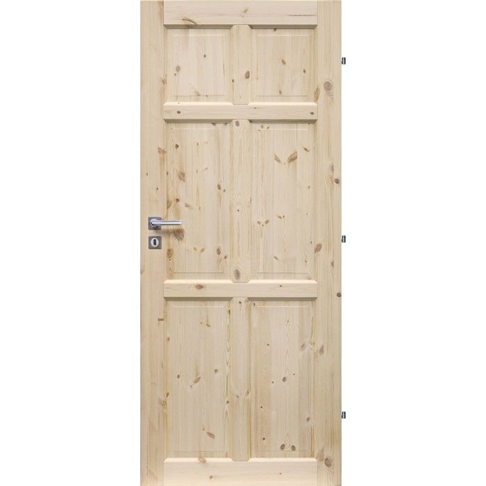 ERKADO Dřevěné masivni dveře masiv z borovice BERLIN PN (Kvalita B) - ERKADO CZ s.r.o.