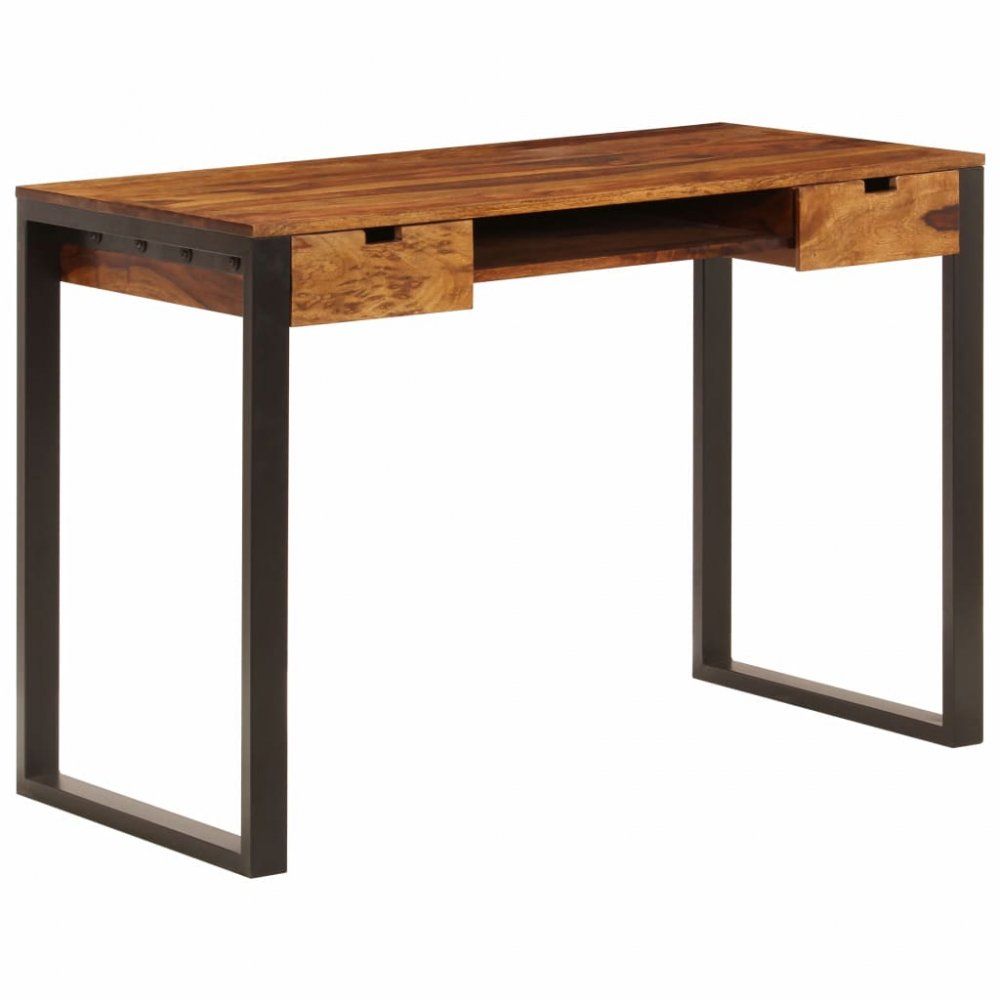 Psací stůl 110x55 cm dřevo / ocel Dekorhome - DEKORHOME.CZ