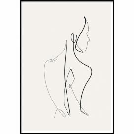 Plakát v rámu 40x50 cm Sketchline Naked – DecoKing