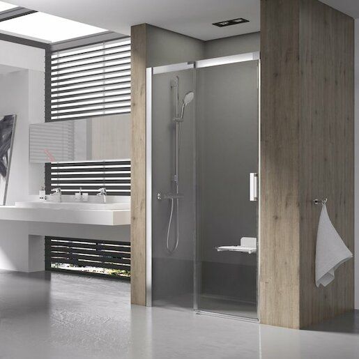 Sprchové dveře 110x195 cm levá Ravak Matrix satin 0WLD0100Z1 - Siko - koupelny - kuchyně