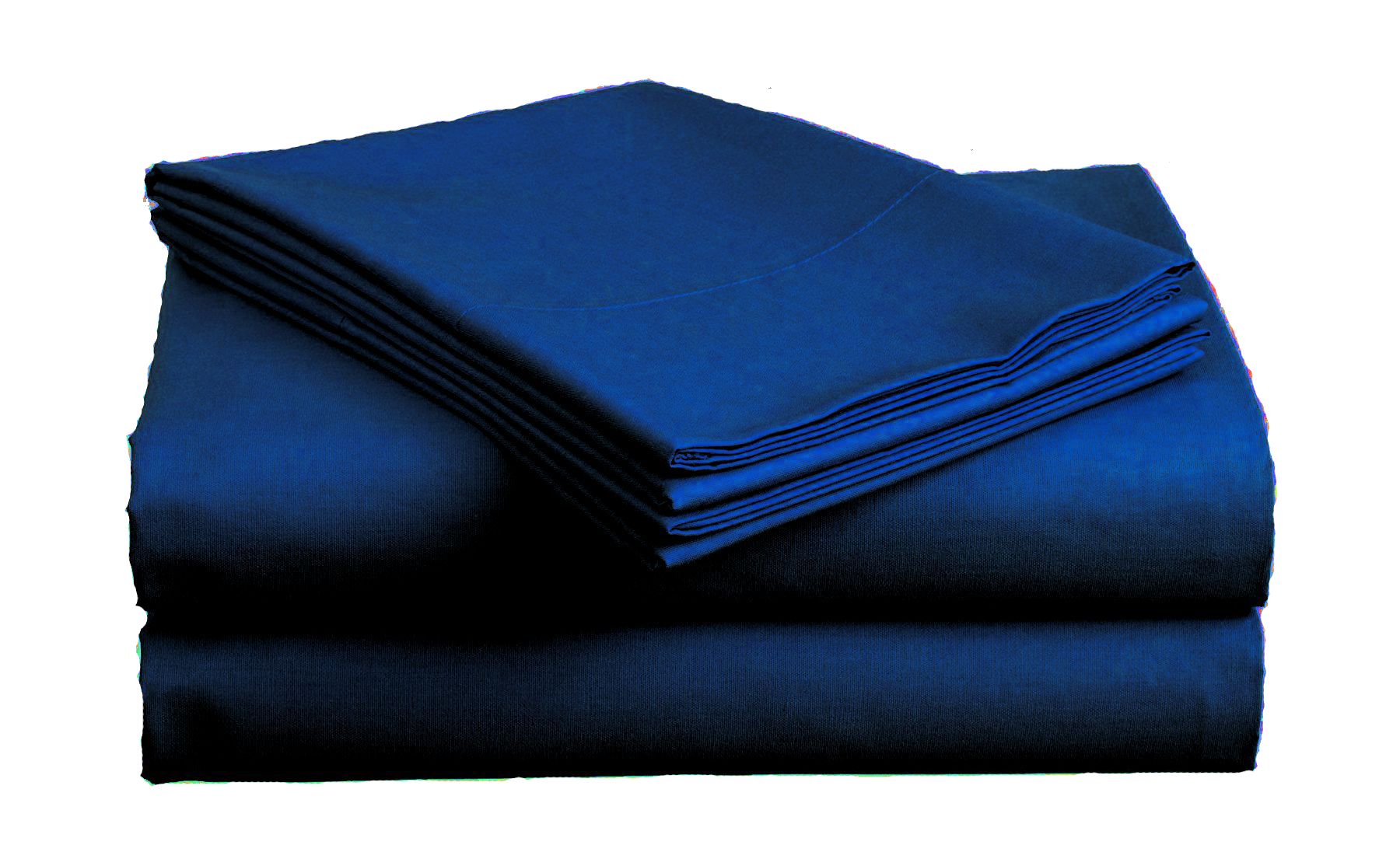 Bavlněné prostěradlo tmavě modré 140x240 cm - Výprodej Povlečení