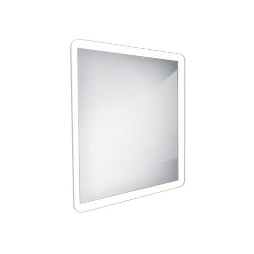 Zrcadlo bez vypínače Nimco 60x60 cm hliník ZP 19066 - FORLIVING