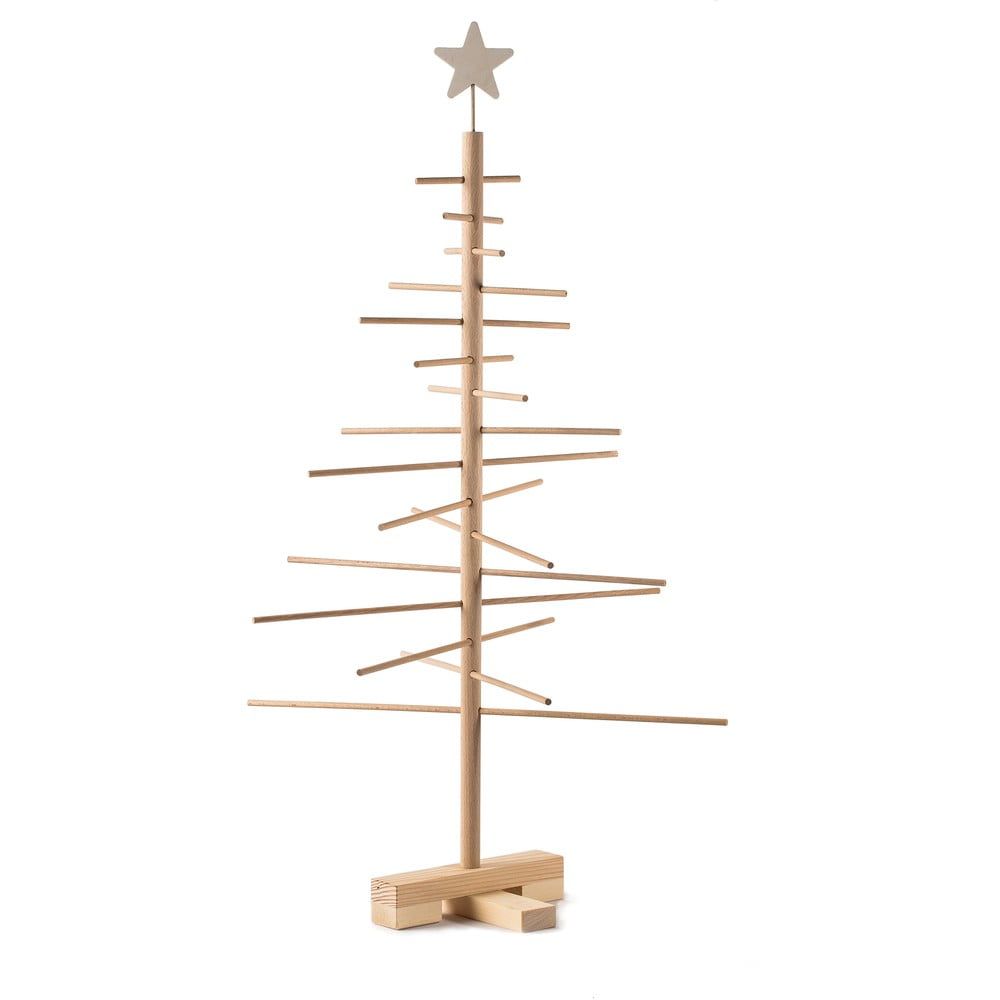 Dřevěný vánoční stromek Nature Home, výška 75 cm - Bonami.cz