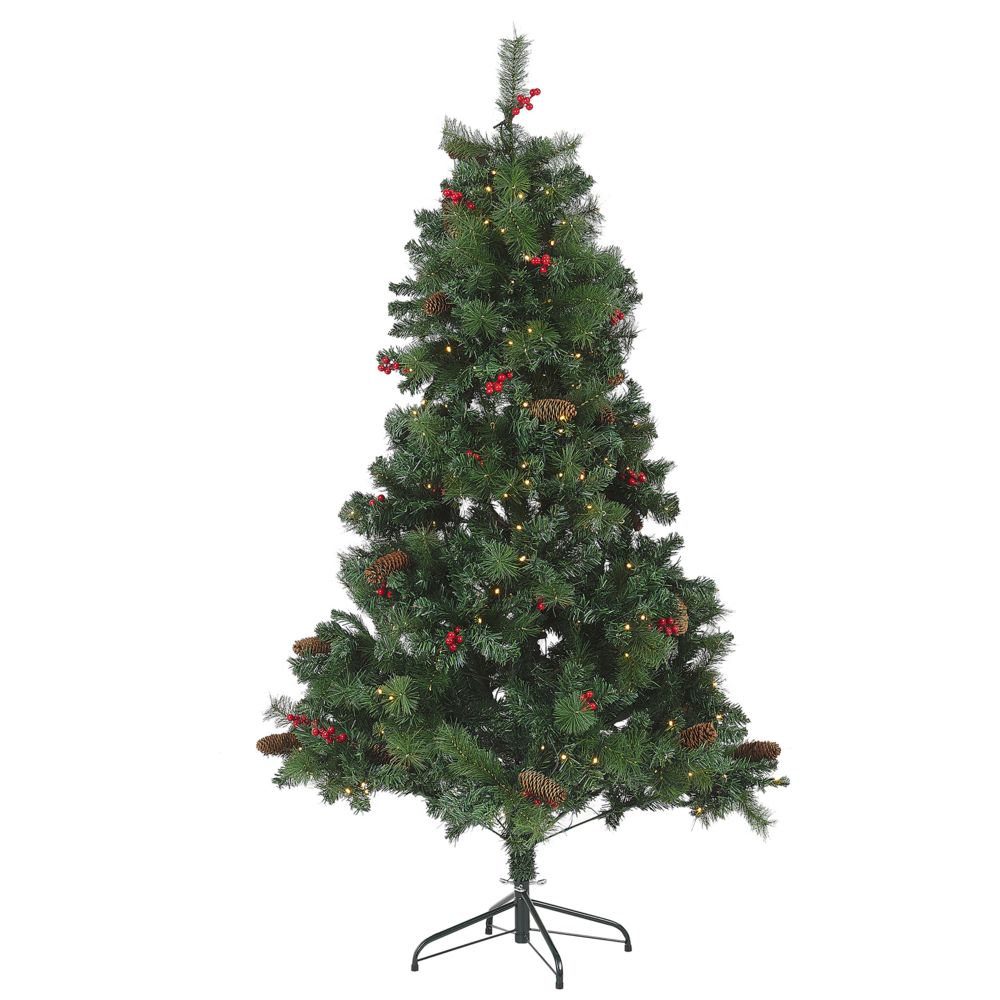 Umělý vánoční stromek 180 cm zelený JACINTO - Beliani.cz