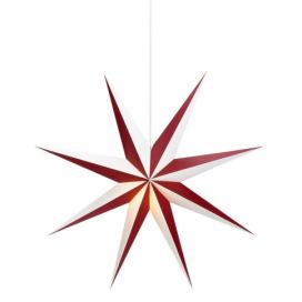 Markslöjd Markslöjd 704523 - Vánoční dekorace ALVA 1xE14/25W/230V červená/bílá 75 cm 
