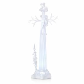 Vánoční dekorace Louskáček s led světýlky - 16*16*60 cm / 3*AA Clayre & Eef
