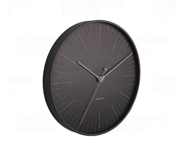 Karlsson 5769BK designové nástěnné hodiny, pr. 40 cm - 4home.cz