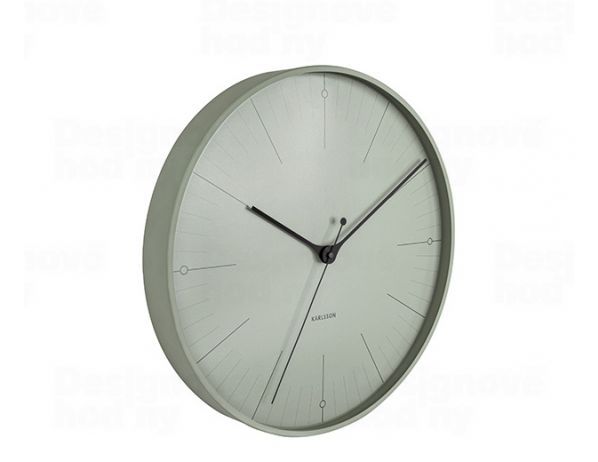 Karlsson 5769GR designové nástěnné hodiny, pr. 40 cm - FORLIVING