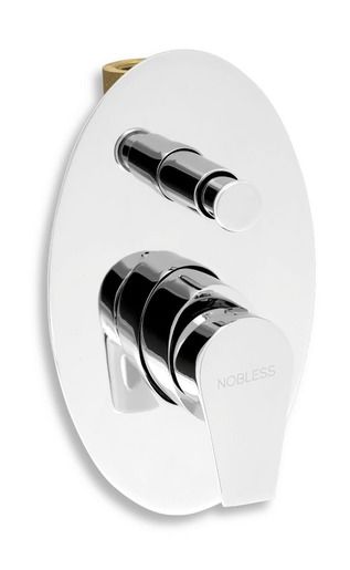 Vanová baterie Novaservis Nobless Vision X včetně podomítkového tělesa chrom 42050R,0 - Siko - koupelny - kuchyně