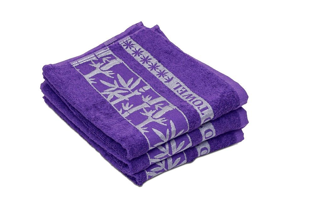 Bambusový ručník BAMBOO fialový - Výprodej Povlečení