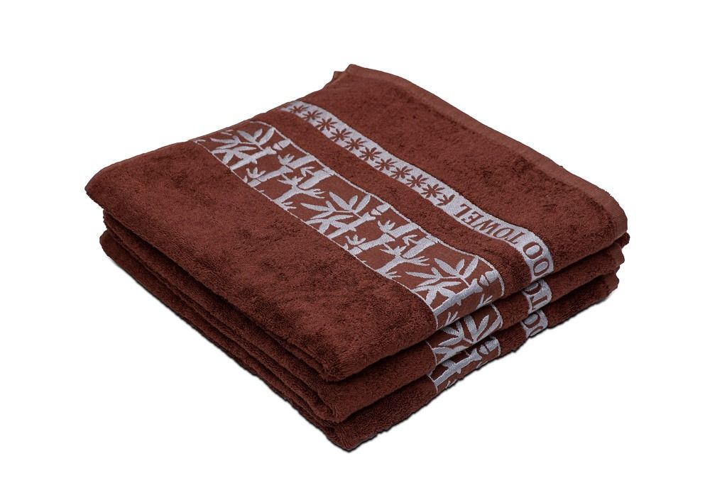Bambusový ručník BAMBOO hnědý - Výprodej Povlečení