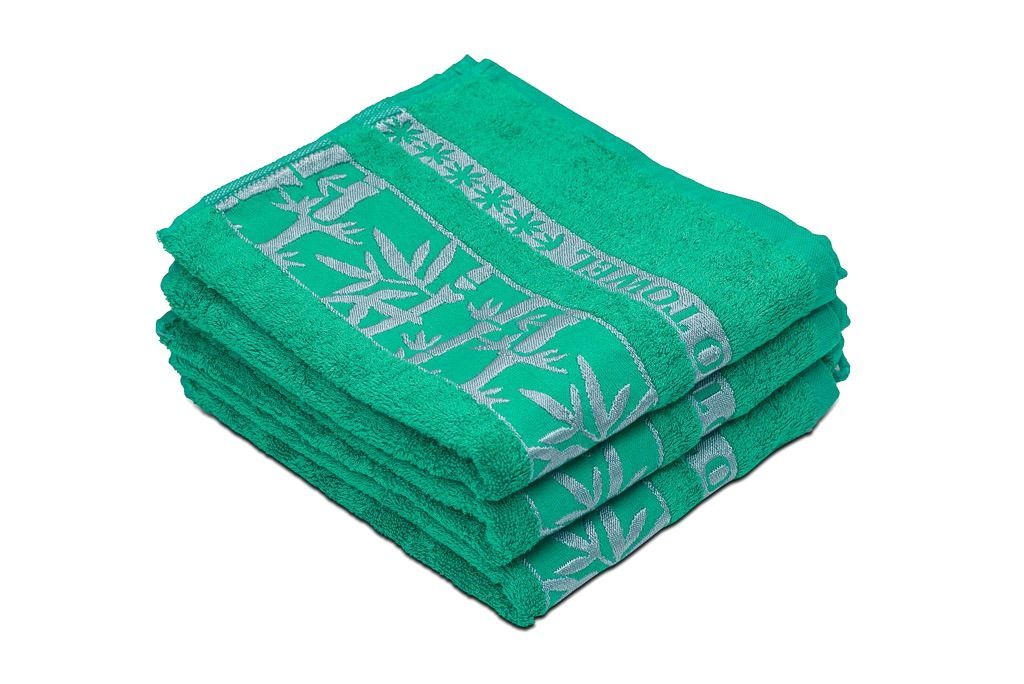 Bambusový ručník BAMBOO zelený - Výprodej Povlečení