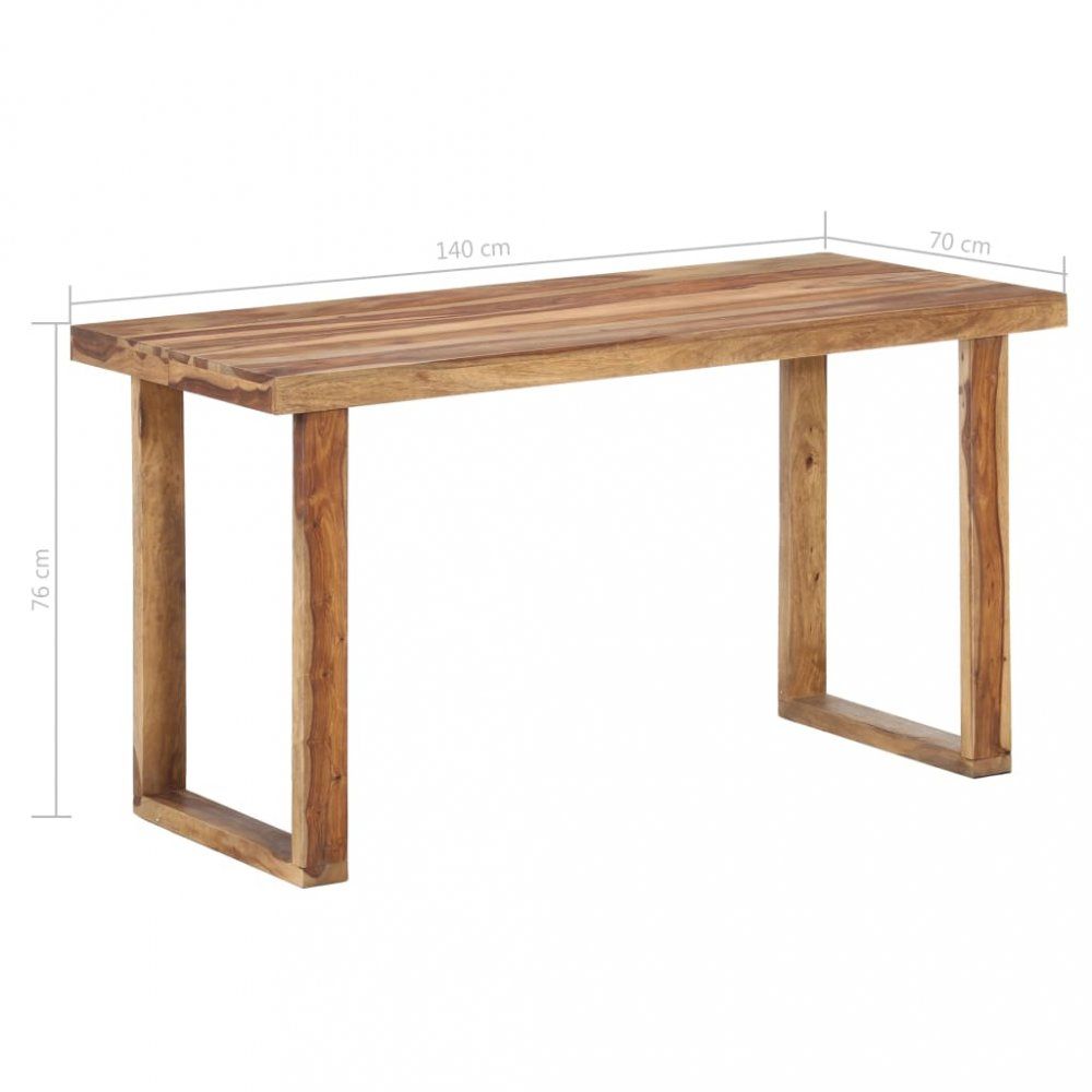Jídelní stůl masivní dřevo Dekorhome 140x70x76 cm - DEKORHOME.CZ