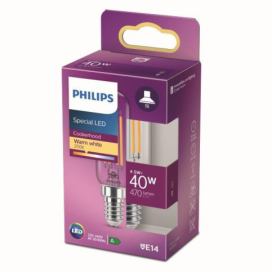 Philips 8718699783358 LED žárovka 1x4,5W | E14 | 470lm | 2700K - teplá bílá, čirá, do digestoře