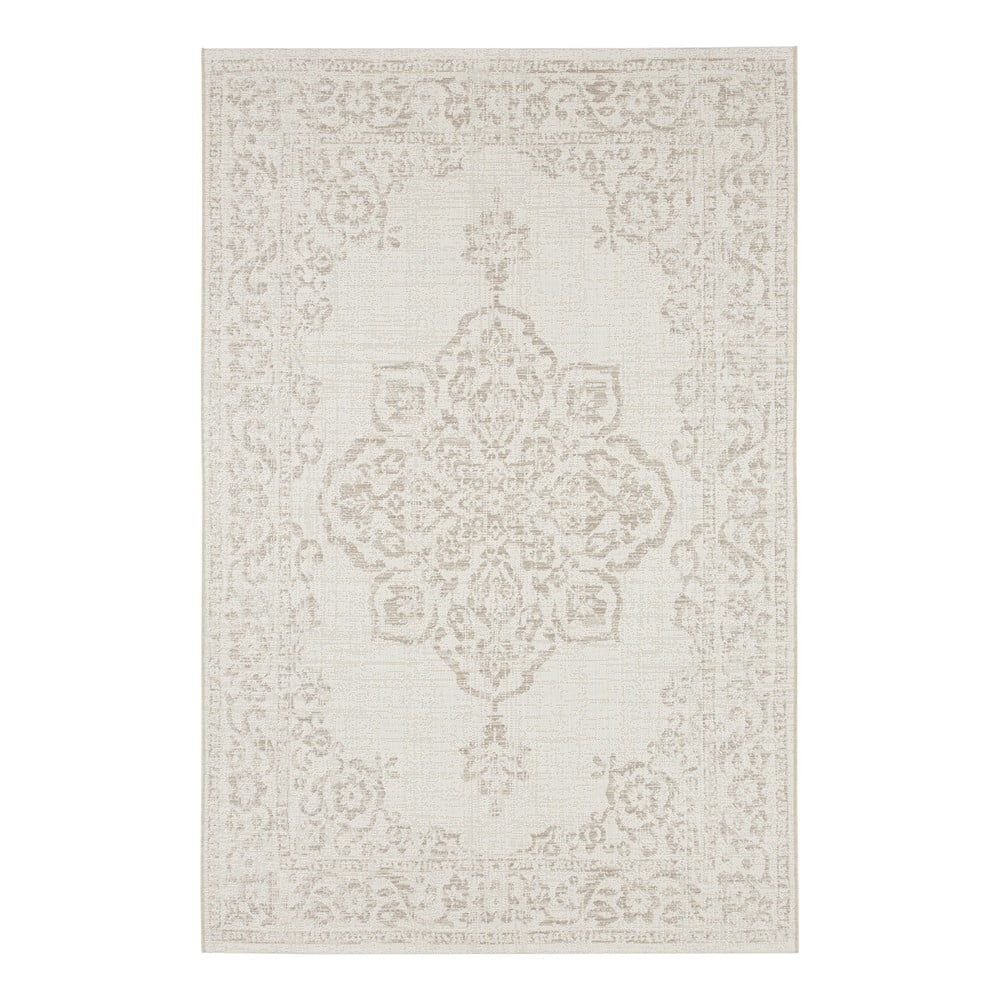 Béžový venkovní koberec NORTHRUGS Tilos, 80 x 150 cm - Bonami.cz