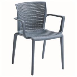 Alba Plastová židle SPIKER - s područkami