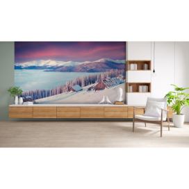 Malvis Tapeta Horská zimní krajina Vel. (šířka x výška): 144 x 105 cm