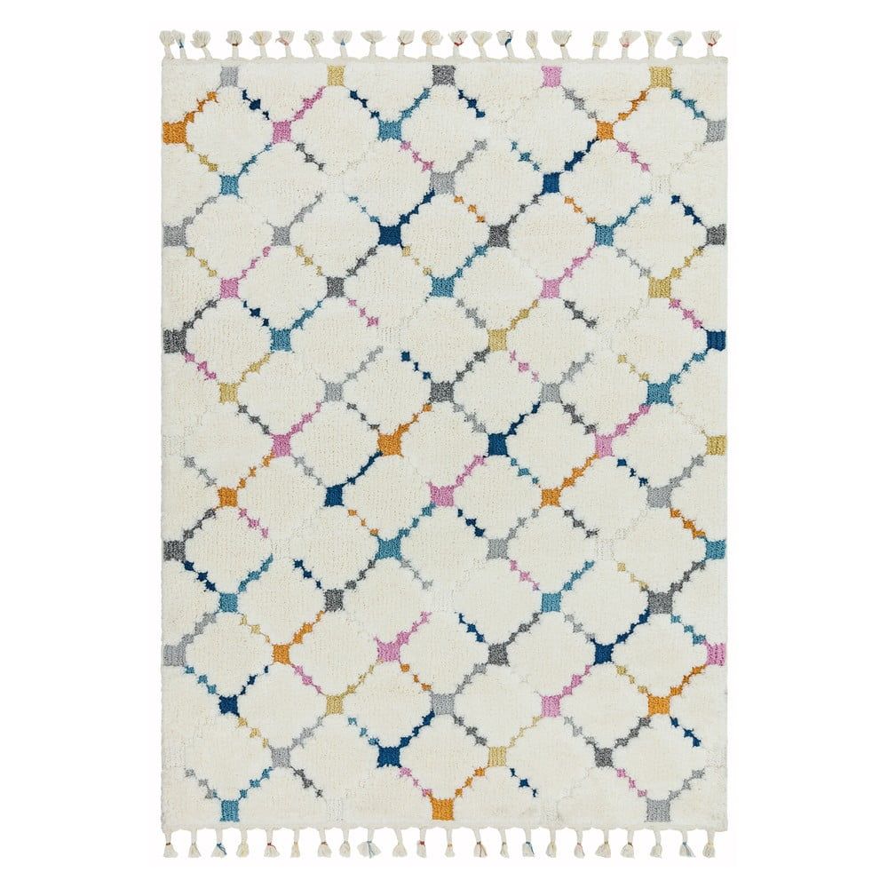 Béžový koberec Asiatic Carpets Criss Cross, 80 x 150 cm - Bonami.cz