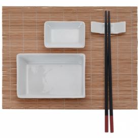 EH Excellent Houseware Sushi set pro 2 osoby s bambusovou podložkou
