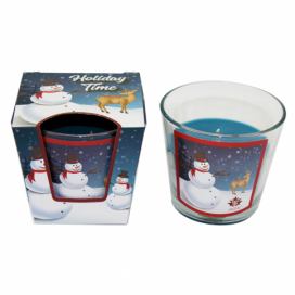 Arôme Vonná svíčka 120 g, vánoční balení, Snowman Vanilla