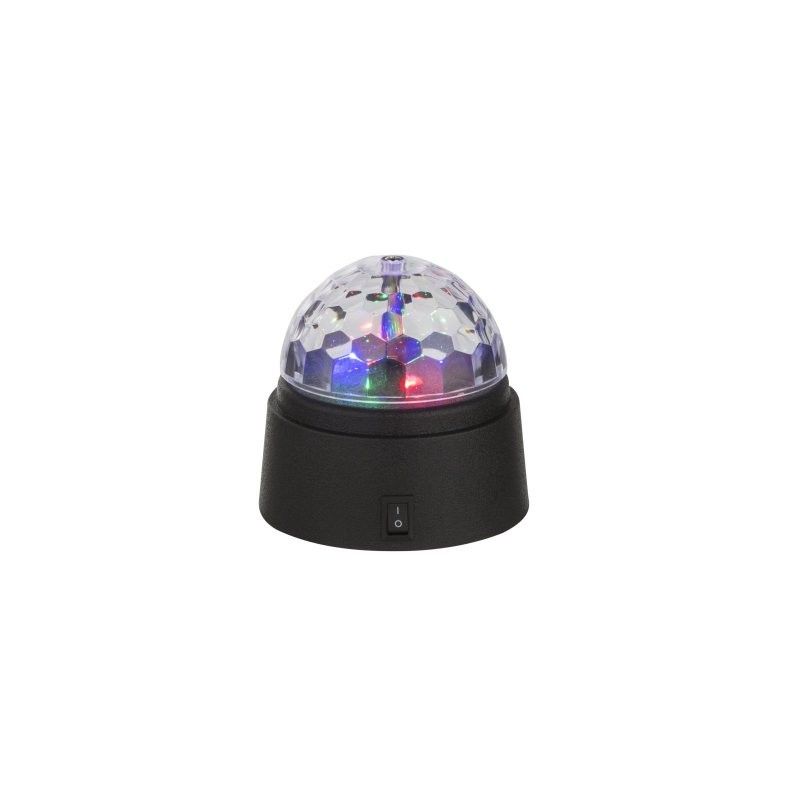 Globo 28014 LED stolní dekorativní svítidlo Disco 6x0,06W - vypínač na těle, disko osvětlení, bez baterií 3xAA - Dekolamp s.r.o.