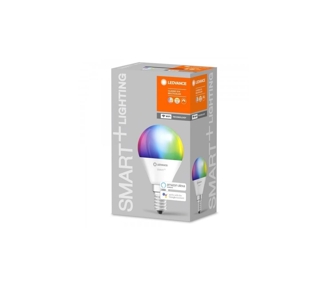 Ledvance LED RGBW Stmívatelná žárovka SMART+ E14/5W/230V 2700K-6500K - Ledvance  -  Svět-svítidel.cz