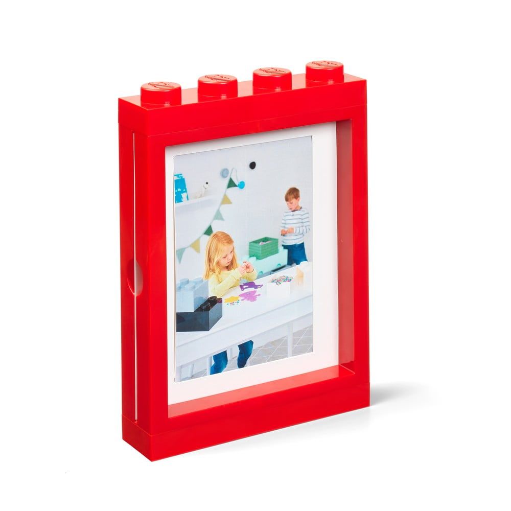 Červený rámeček na fotku LEGO®, 19,3 x 26,8 cm - Bonami.cz