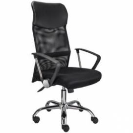 OTOČNÁ ŽIDLE, černá, barvy chromu Carryhome - Otočné židle