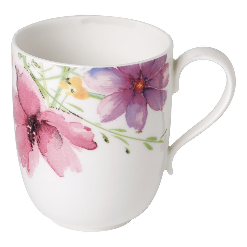 Porcelánový hrnek s motivem květin Villeroy & Boch Mariefleur Tea, 430 ml - Bonami.cz