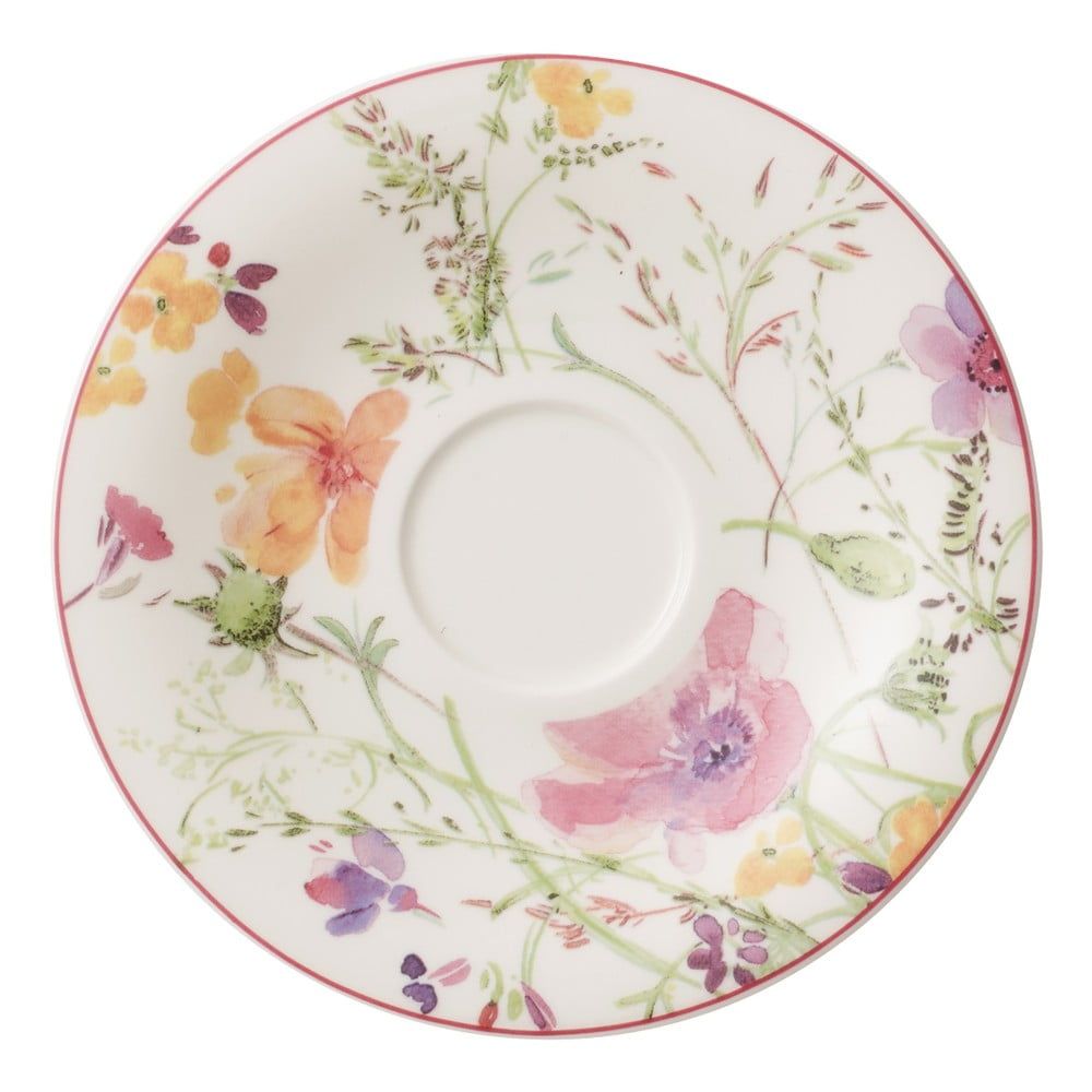 Porcelánový podšálek s motivem květin Villeroy & Boch Mariefleur Tea, ⌀ 16 cm - Bonami.cz
