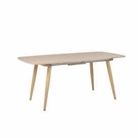 Jídelní stůl 180/210 x 90 cm HAGA světlé dřevo