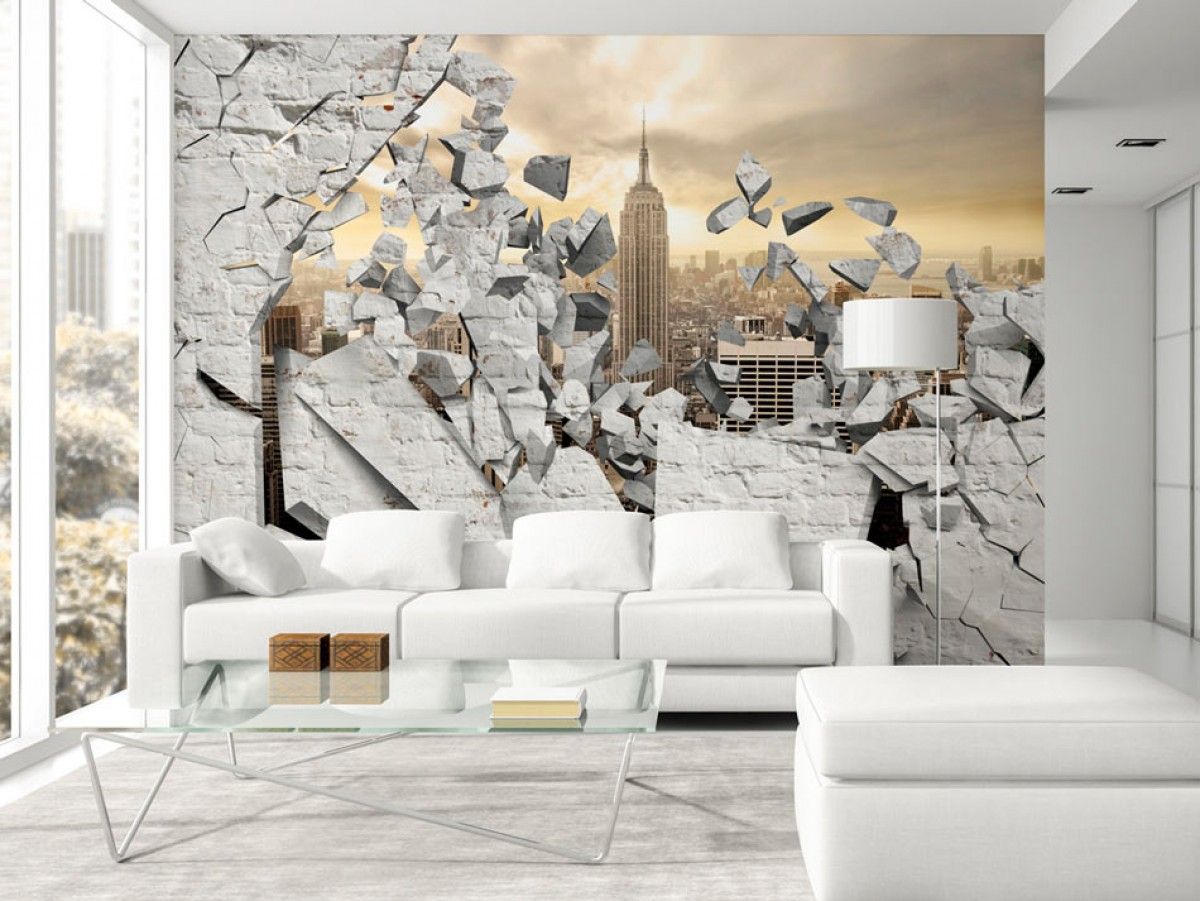 Murando DeLuxe 3D tapeta Manhattan za zdí Velikost (šířka x výška): 350x245 cm - S-obrazy.cz
