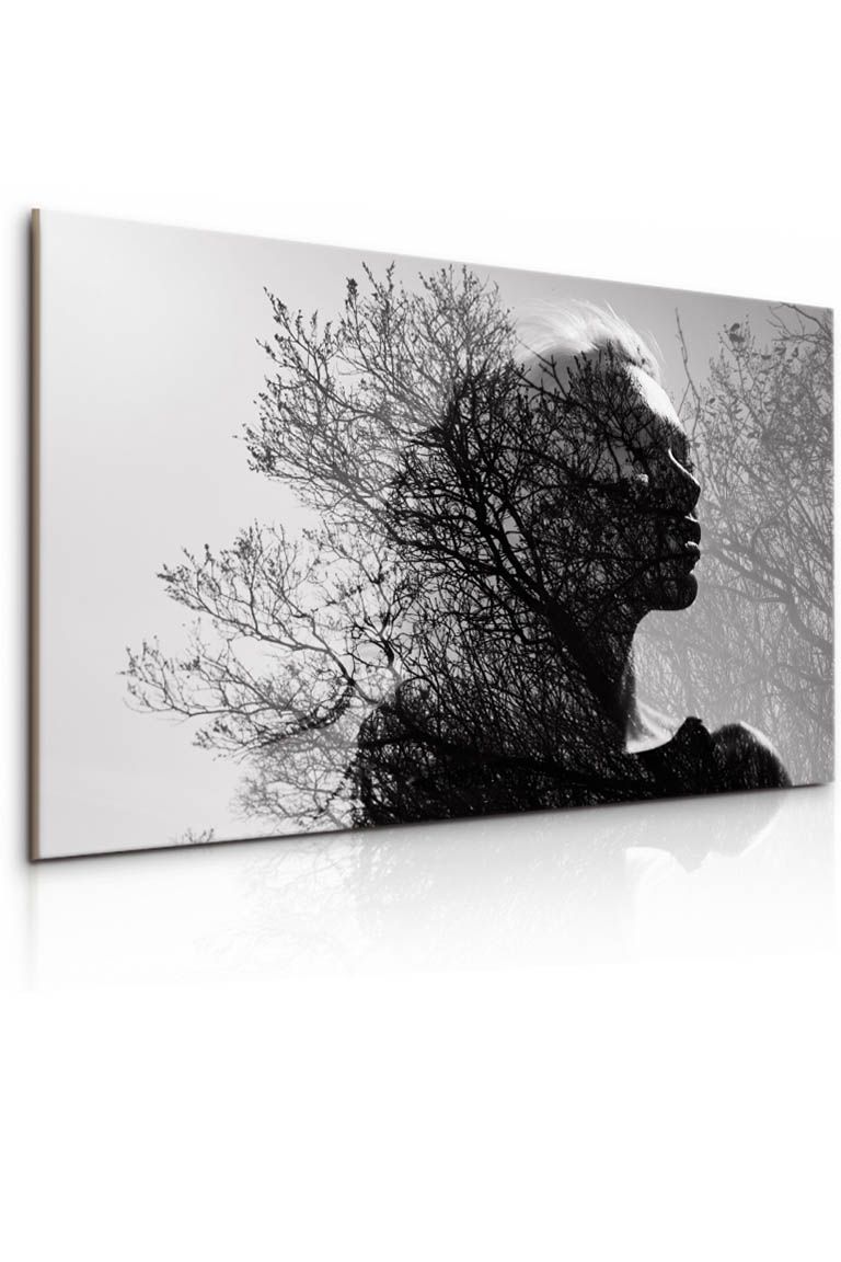Obraz stín ženy Velikost (šířka x výška): 120x80 cm - S-obrazy.cz