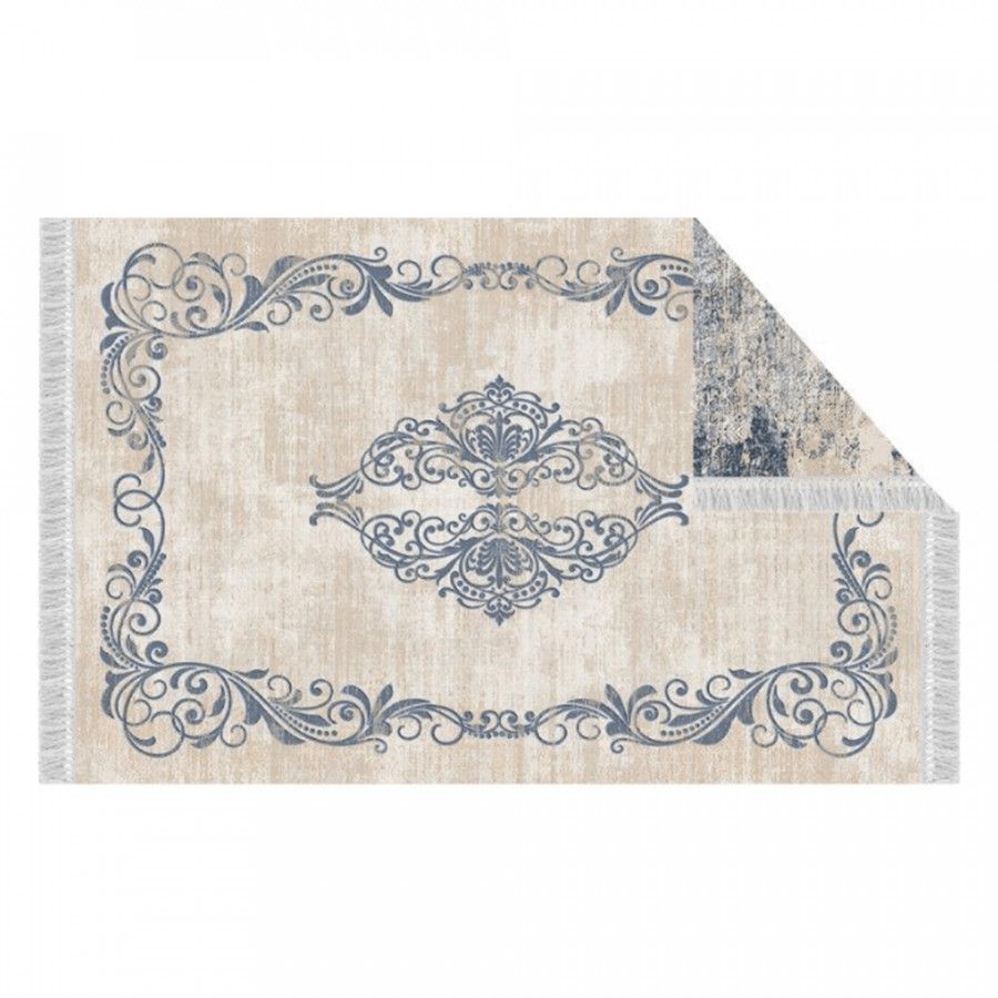 Tempo Kondela Oboustranný koberec GAZAN 120x180 cm - modrá/vzor - ATAN Nábytek