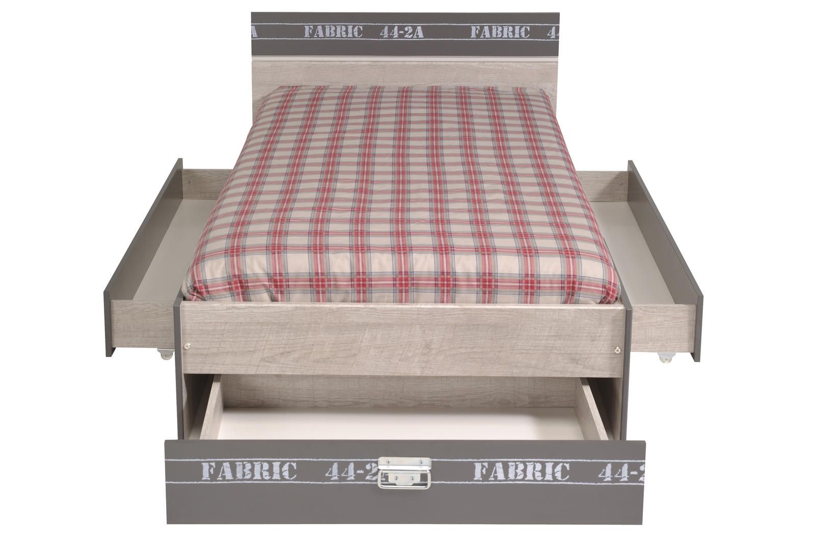 Aldo Dětská postel v ceně s třemi šuplíky Fabric - Nábytek ALDO