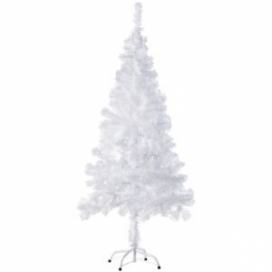 Tectake 402818 umělý vánoční stromek - 150 cm,310 konečky bílé